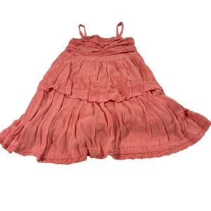 Rachel Zoe Toddler Girl 5T Salmon Summer Dress